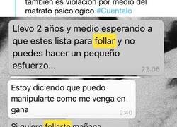 Enlace a Enseña las conversaciones donde su novio la obligaba a perder la virginidad con él, por @leeme_estaxd