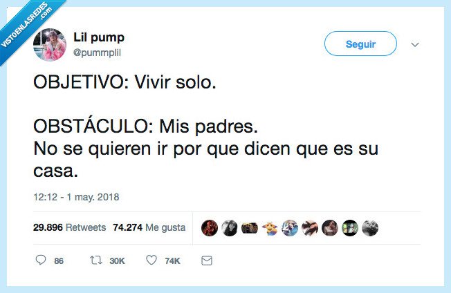 padre,independizar solo