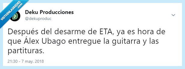 ETA,alex,ubago,alex ubago,fin,desarme,guitarra,pais vasco,pais,vasco,euskadi