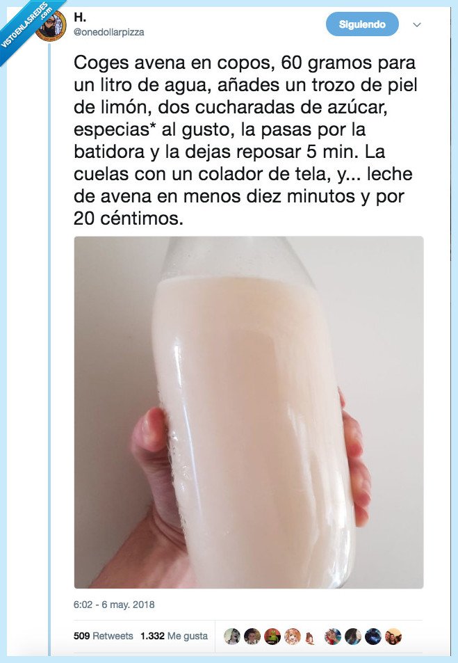 leche avena,barata