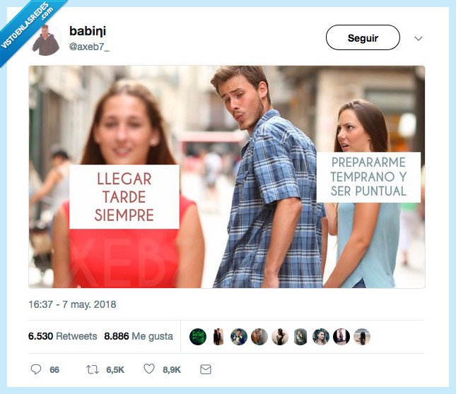 impuntual,perder tiempo