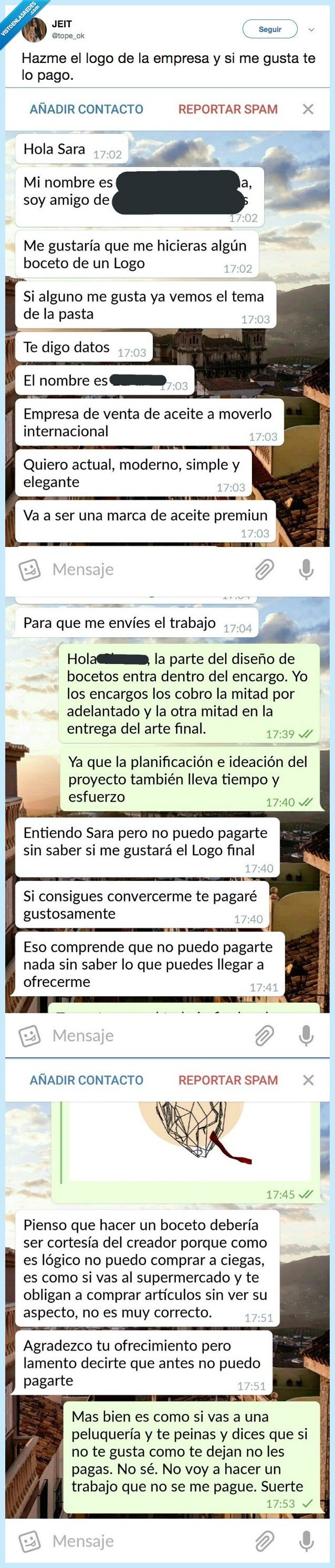 cliente,trabajo,diseño