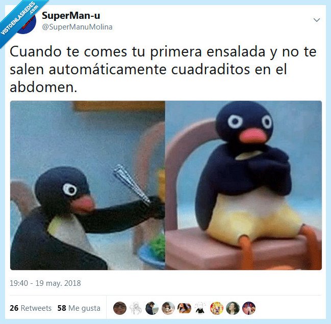 pingu,abdomen,abdominales,ensalada
