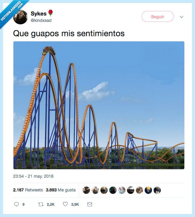 montaña rusa,emoción,the real feeling,lo sientoaleh,nocontrol,nofrenos,con hipersensibilidad y a lo loco,nomorehormons