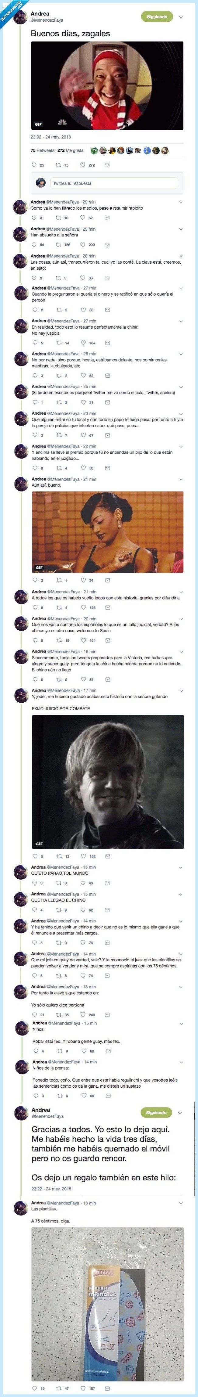 juicio,plantillas,hilo,hilarante