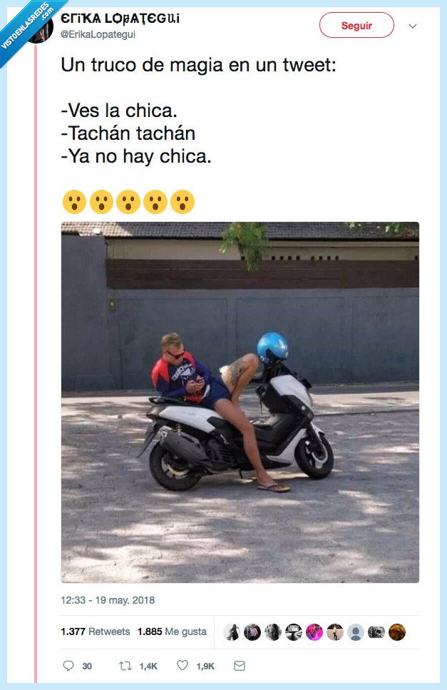 truco de magia,chica,no chica