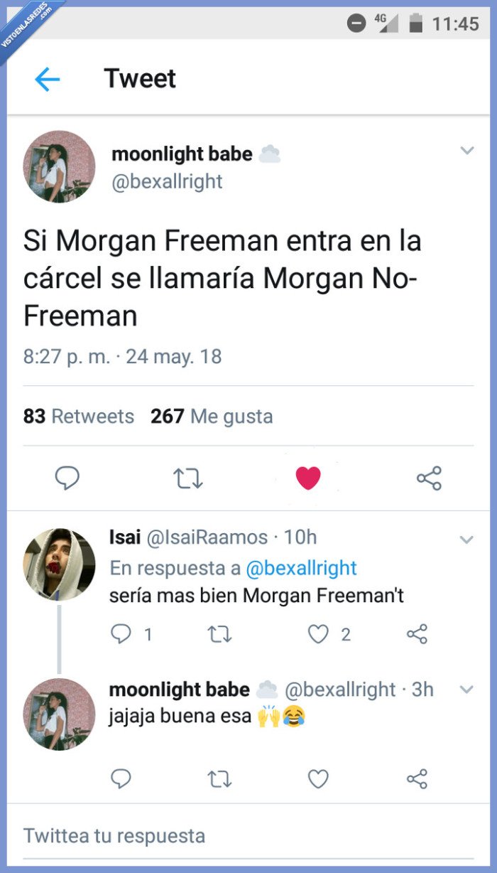 Morgan Freeman,famosos,chiste,humor