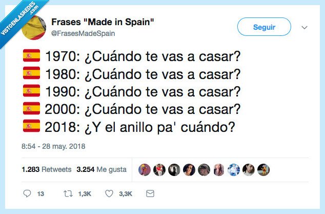 488897 - ¿Y EL ANILLO PA CUANDO?, por @FrasesMadeSpain