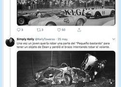 Enlace a Todo lo que no sabías sobre la oscura leyenda de James Dean, por @KellyTowerss