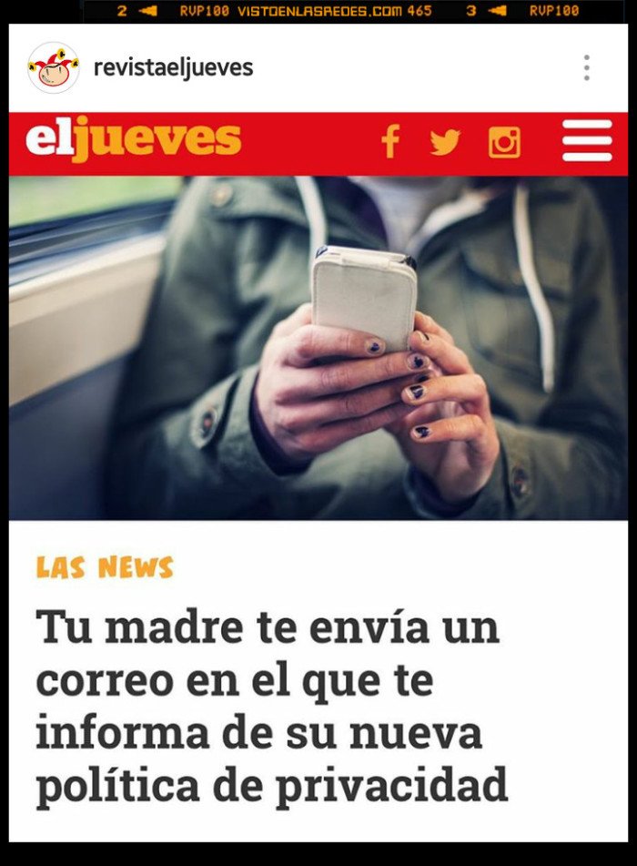 El jueves,política,privacidad,madre
