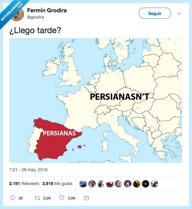 vivir,persianas,extranjero