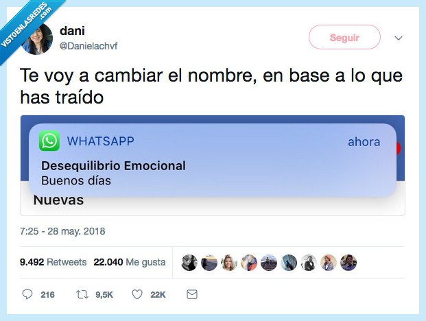 conocer,nombre,cambiar