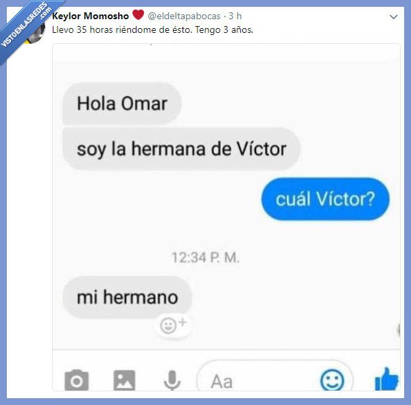 Conversación,hermana