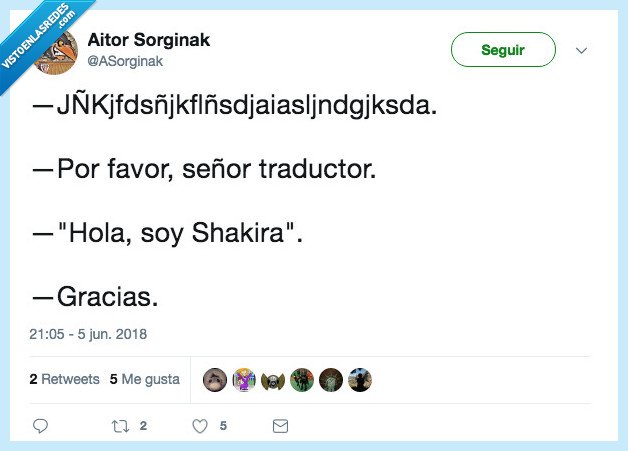 traductor,entender,shakira