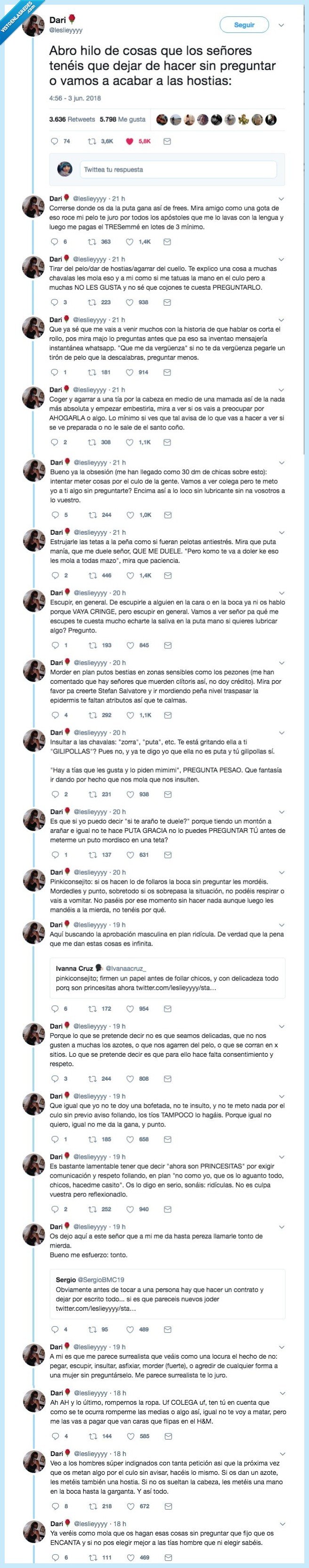 preguntar,saber,gustar