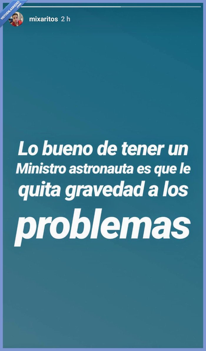 astronauta,ministro,gravedad