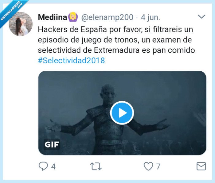 Extremadura,selectividad,2018