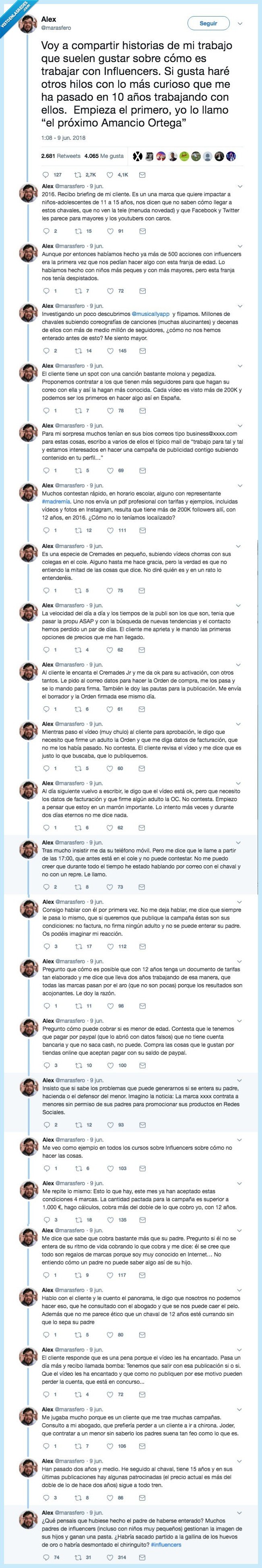 desvelar,trabajar,ibfluencer