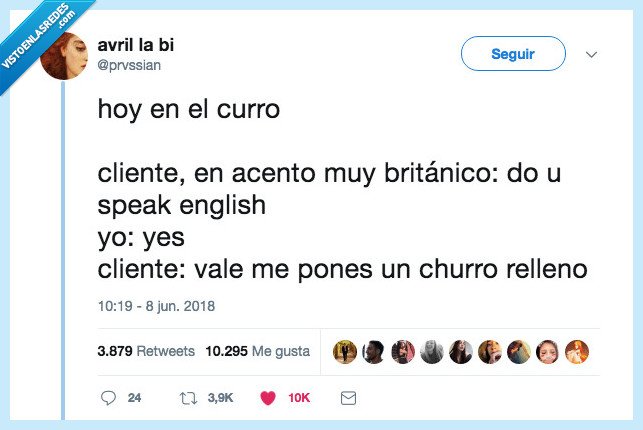 churro. relleno,bristish