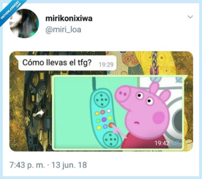 Twitter,pepa pig,tfg