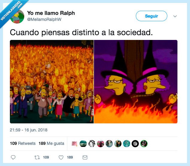 bruja,simpsons