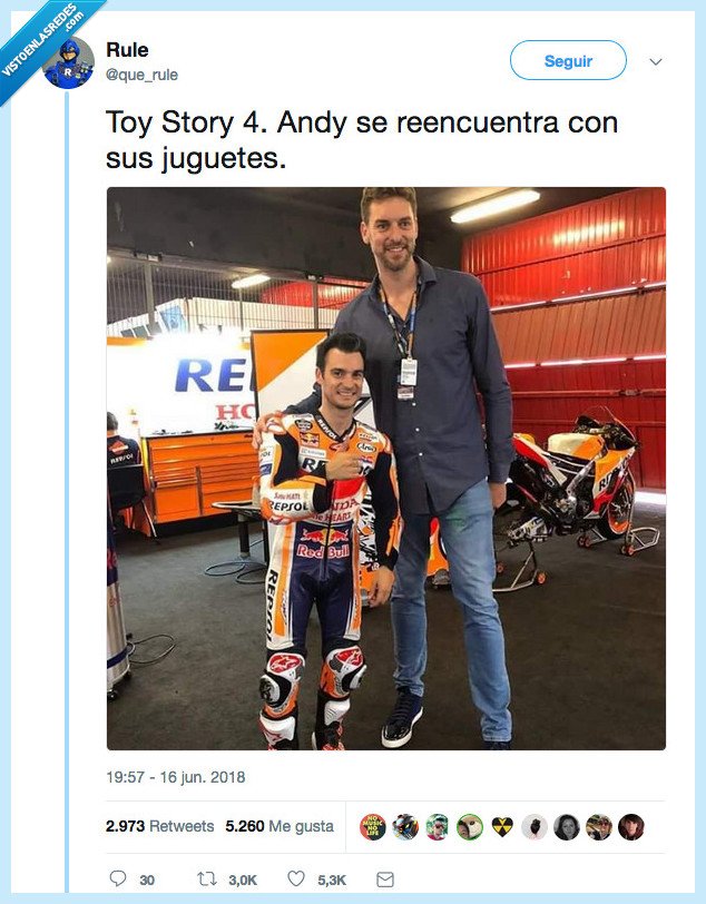 tory story,pau gasol,dani pedrosa