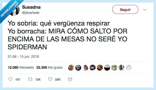 borrachera,spiderman