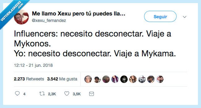influencer,necesitar,desconectar