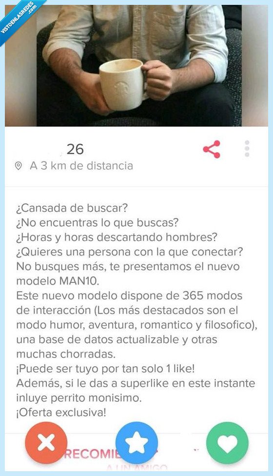 490517 - Llevamos a revisión a los perfiles más locos de Tinder y ninguno da la nota