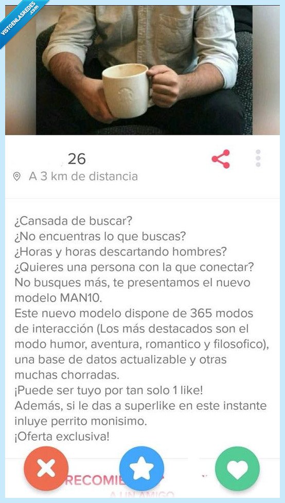 490517 - Llevamos a revisión a los perfiles más locos de Tinder y ninguno da la nota