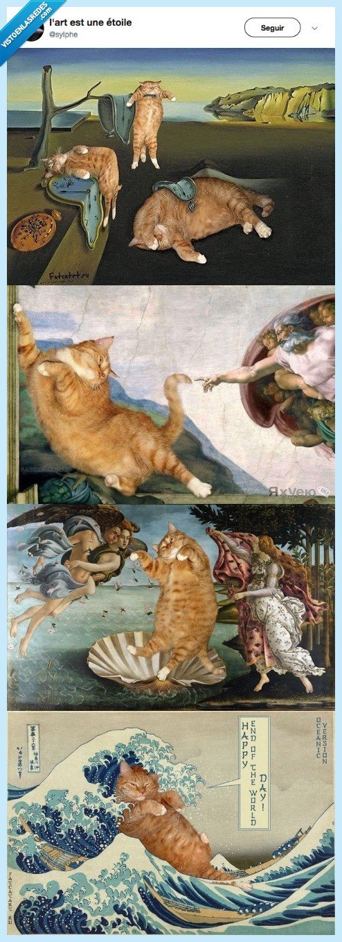 gato,obra de arte
