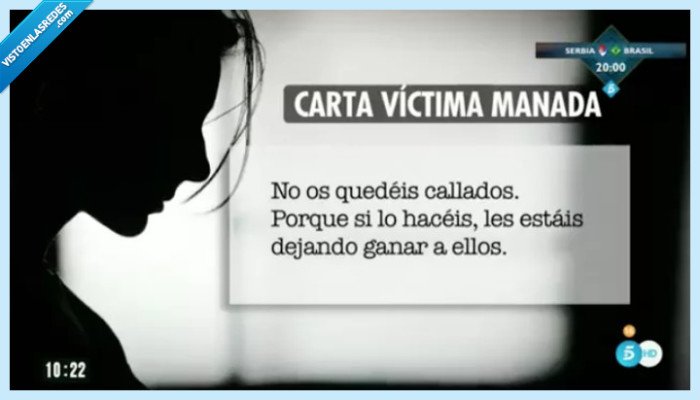 490635 - La víctima de la Manada ha enviado una carta sincerándose y las redes se han volcado con ella
