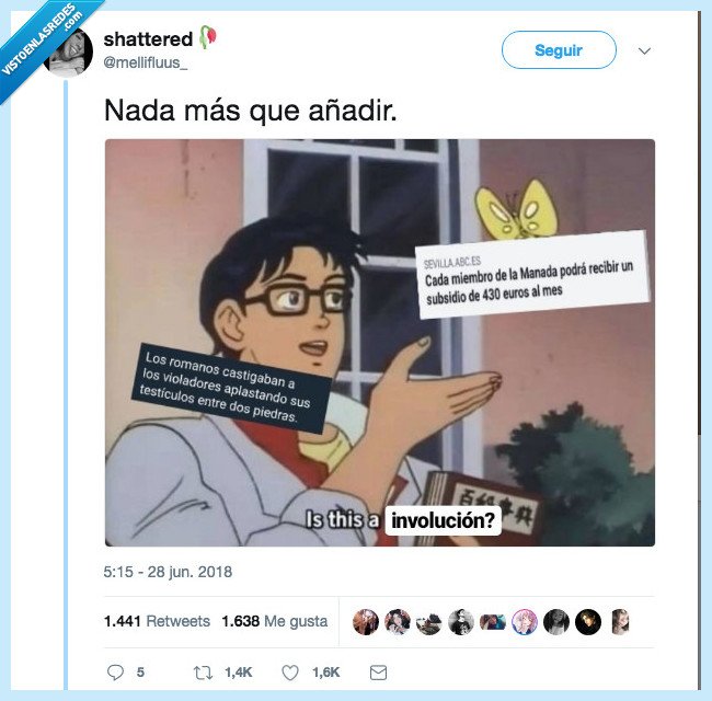 añadir,nada más,manada involucion