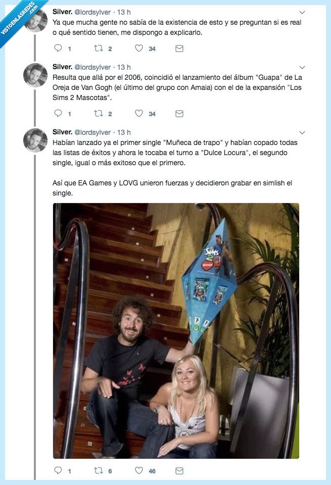490861 - Sale a la luz el vídeo de la Oreja de Van Gogh cantando en idioma de los Sims y el resultado sigue siendo un temazo