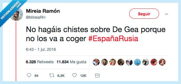 no va a coger ni los chistes,de gea,chiste