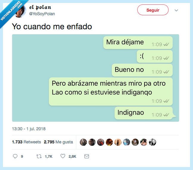 enfadar,dejar,abrazar,blablabla no sé que más poner
