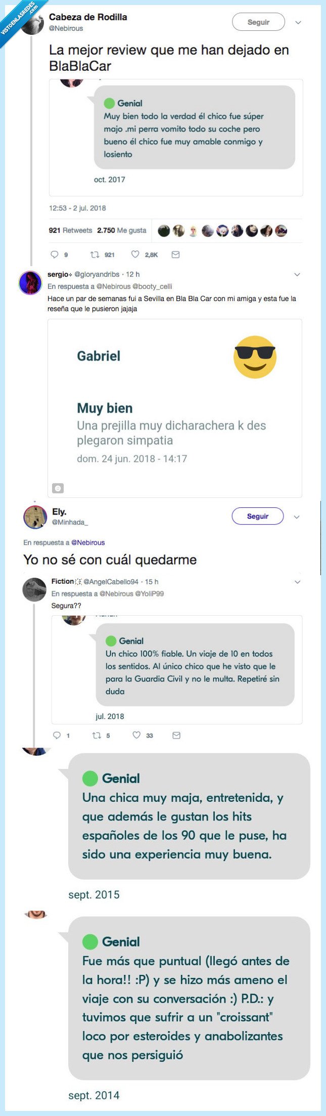 blablacar,review,dejar