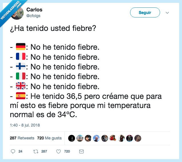 baja temperatura,fiebre,tener,dolor de vida