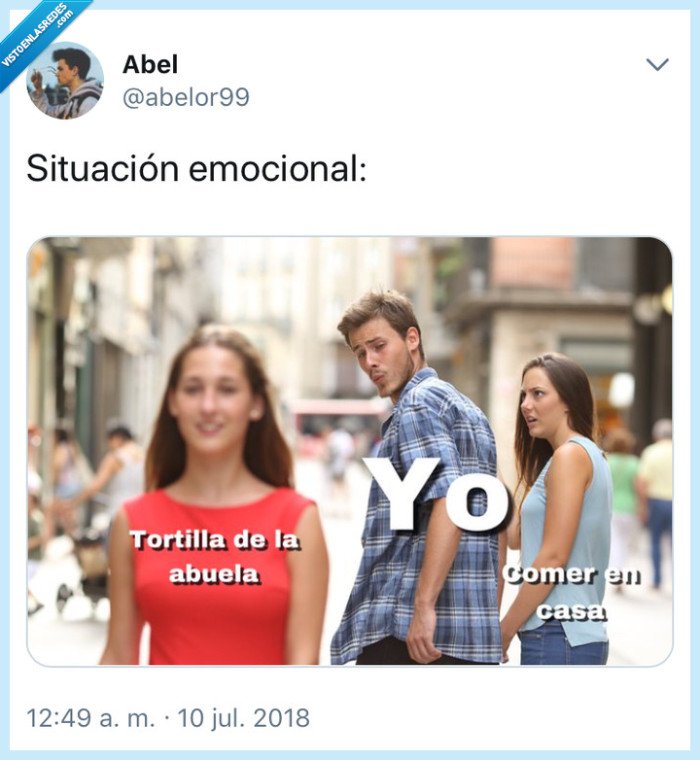 situación emocional,actualidad,tortilla de patatas,abuela,comida casera,traición,desamor