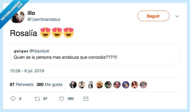 es una broma no es andaluza simplemente es tontadelculo,rosalía,broma,es ironía en serio