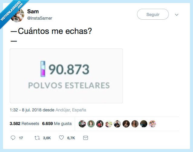 polvo,echar,po yo te echaba más que lo sepas