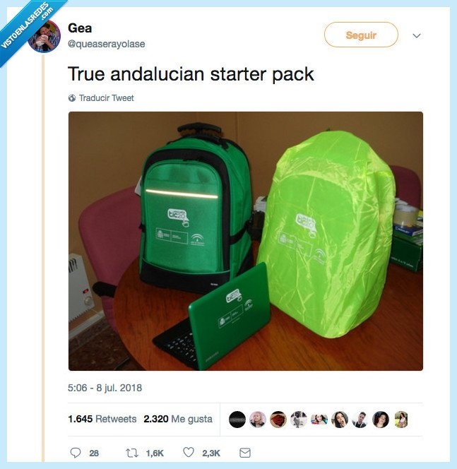 491339 - True Starter Pack del andaluz, por @queaserayolase