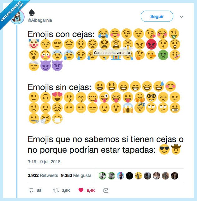 clasificaci&oacute;n emojis