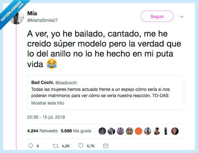 tías,ver,súpermodelo,creer,anillo