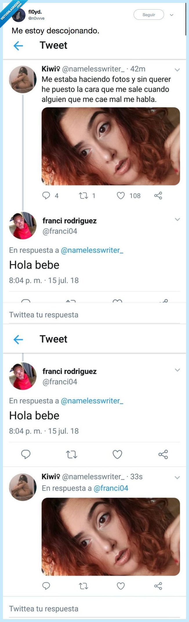 dejar,suelos,poner,cara,salir,alguien,caer,mal hablar