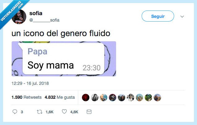 genero fluido,icono,madre,padre