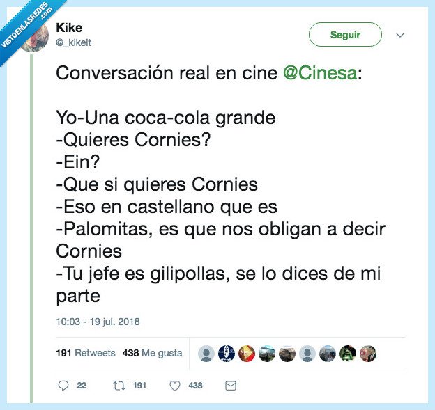 palomitas,decir,cinesa