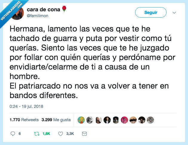 491923 - Un poquito de sororidad para terminar el día, por @femilimon