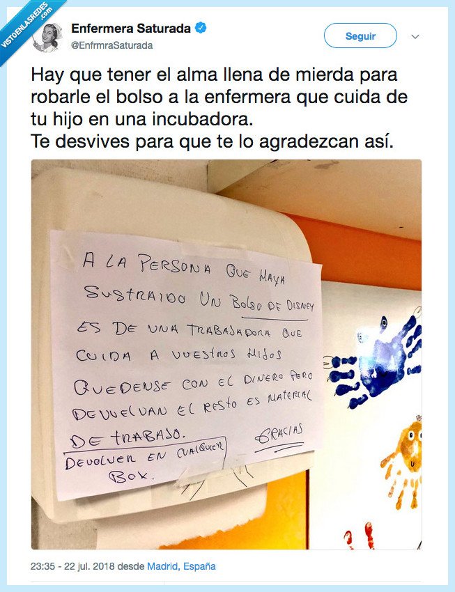 enfermera saturada,denuncia,hospital