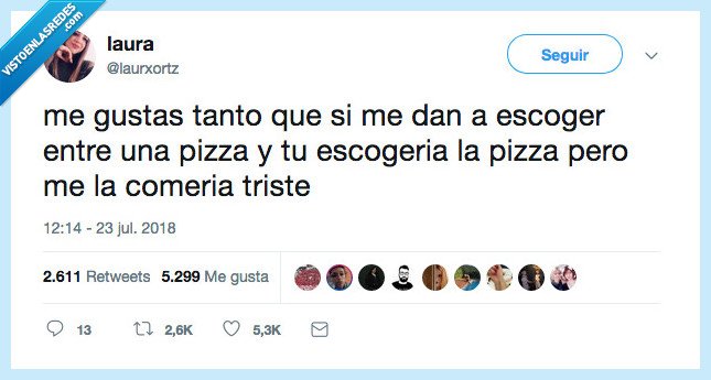 elegir,pizza,yoteligiria a ti porque no me gusta la pizza
